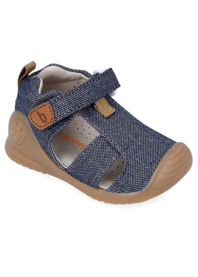 Sandali Baby Basic per bambini in cotone ergonomici e naturali