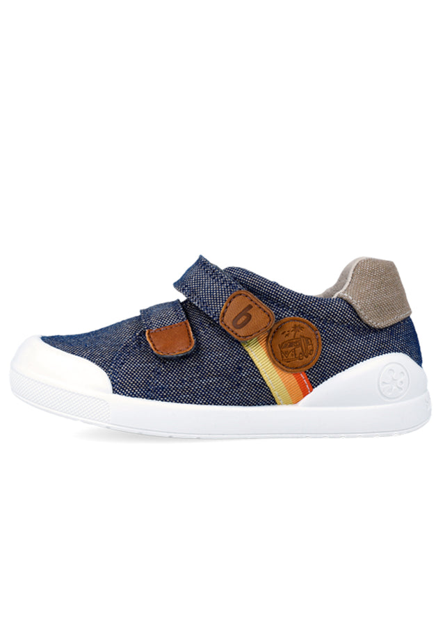 Scarpe Sneakers Jeans per bambini in cotone ergonomici e naturali