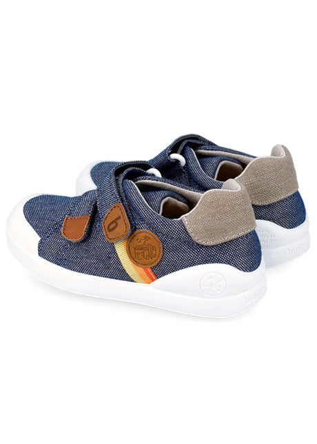 Scarpe Sneakers Jeans per bambini in cotone ergonomici e naturali