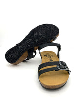 Novela anatomical sandals for women in cork and natural leather