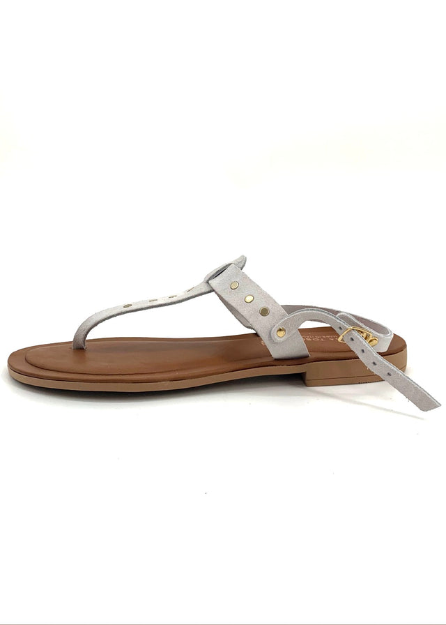 Ice cross sandals for women in natural leather