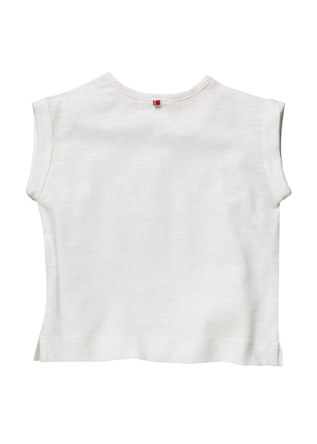 T-shirt Cuore per bambina in puro cotone biologico