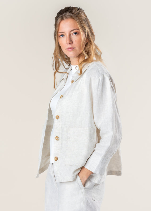 Onyx women's linen jacket