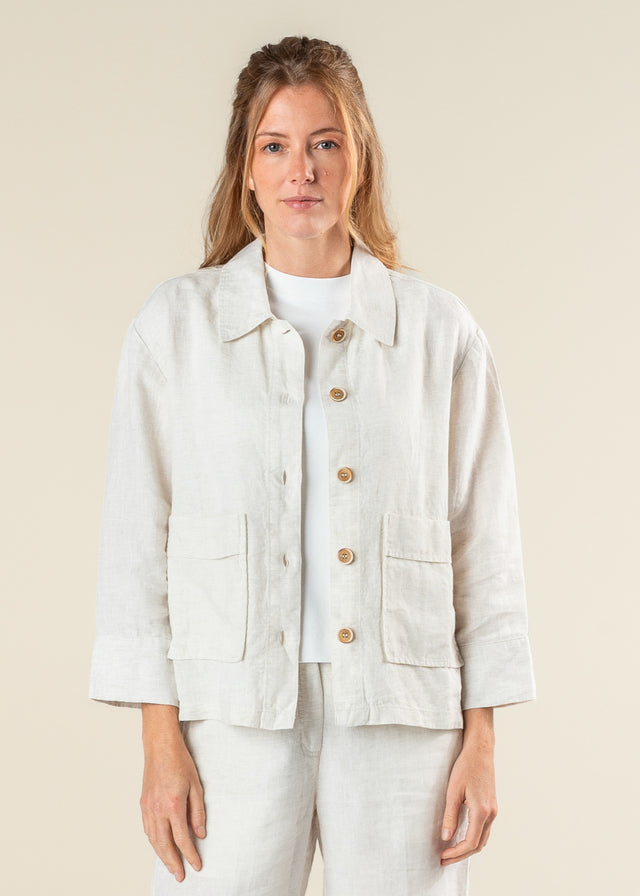 Onyx women's linen jacket