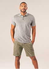 Mika Bermuda shorts for men in organic cotton - Ivy green