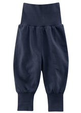 Egg trousers for children in organic cotton - Blue