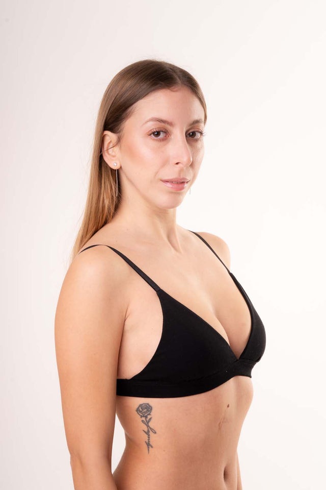 Reggiseno Faggio Triangolo in Modal e Cotone