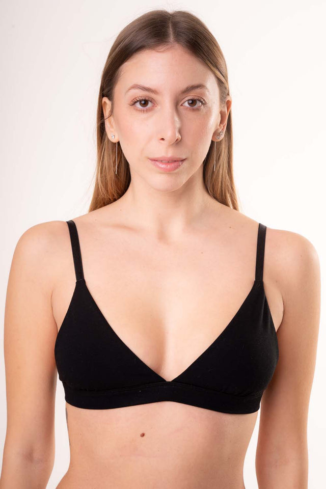 Reggiseno Faggio Triangolo in Modal e Cotone