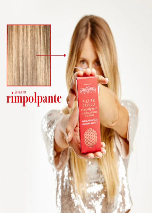 Filler capelli rimpolpante con acido ialuronico e vitamina E