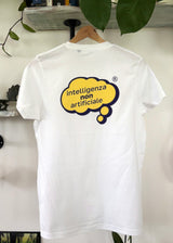 T-shirt bianca Intelligenza NON Artificiale