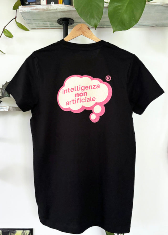 NON Artificial Intelligence black t-shirt