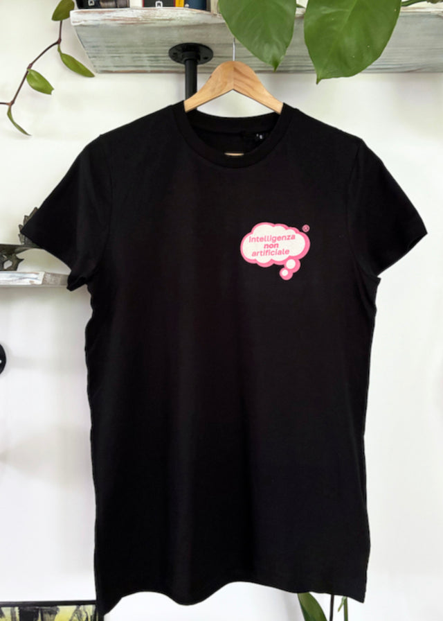 NON Artificial Intelligence black t-shirt