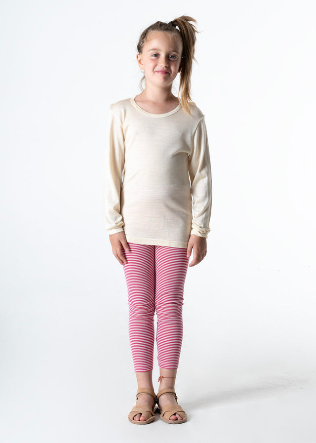 Pure Wild Silk long-sleeved shirt for children