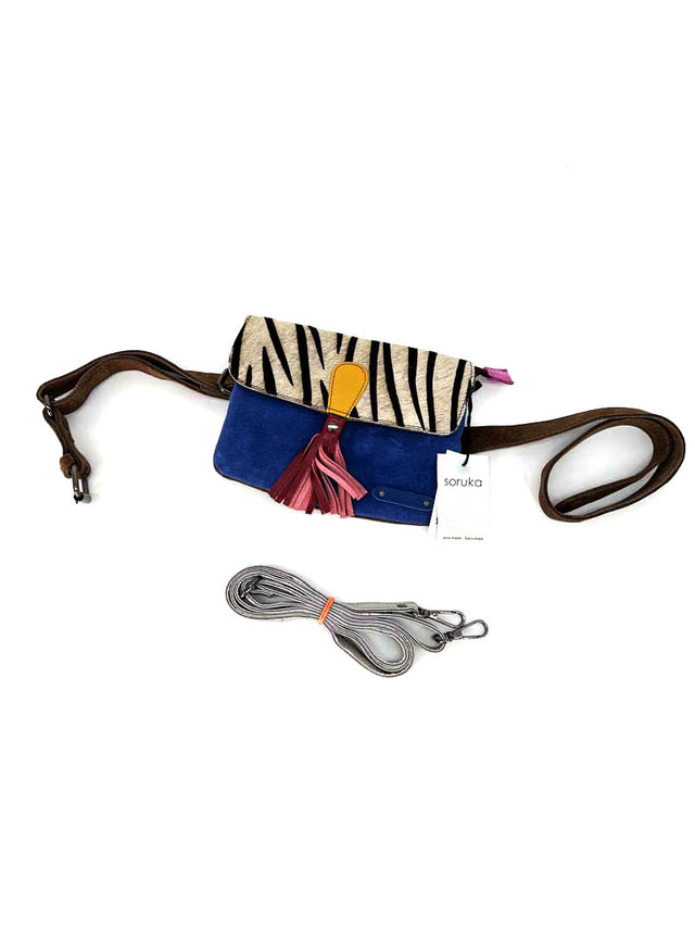 Juliette pouch bag in Fairtrade recycled leather