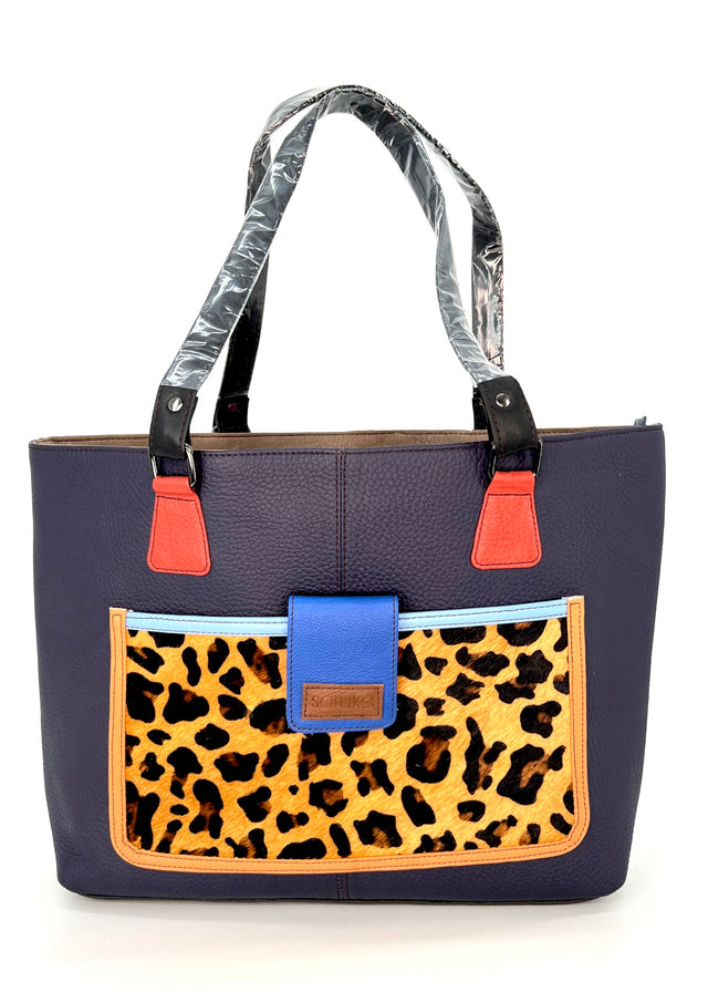 Temis bag in Fairtrade recycled leather