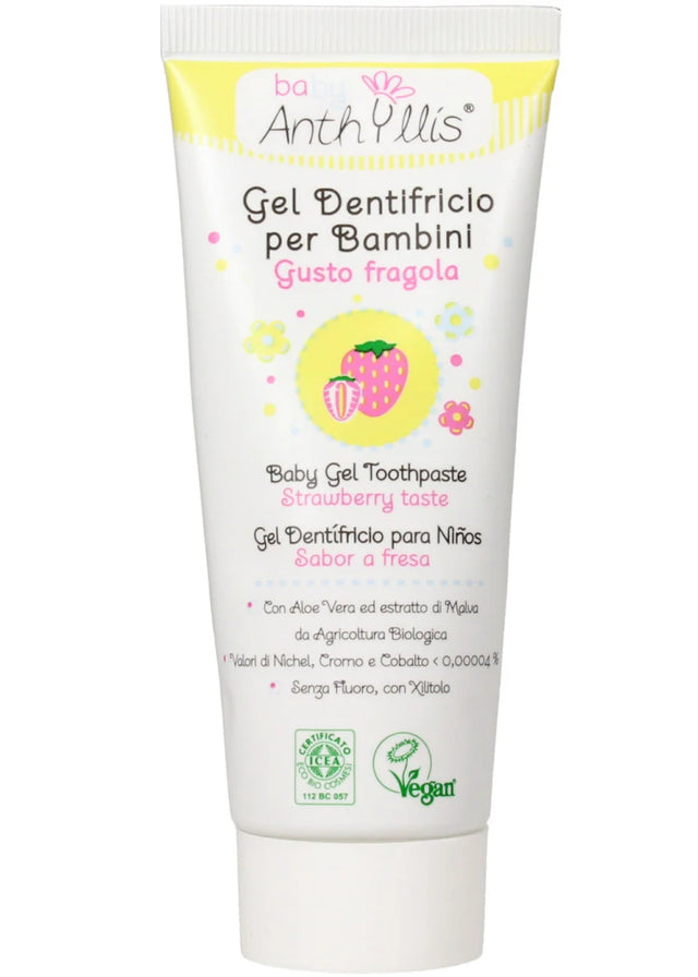 Dentifricio in gel biologico per bambini