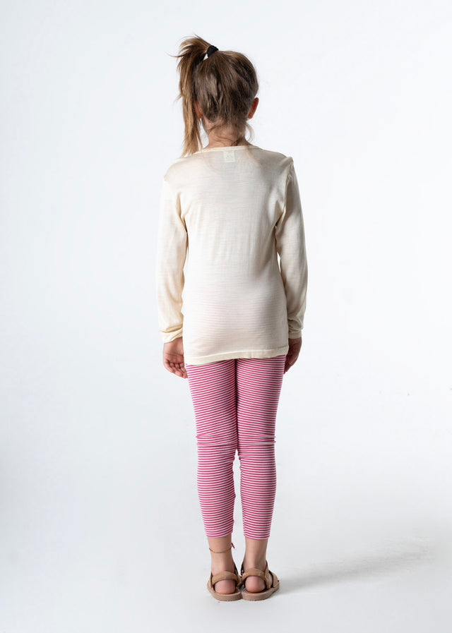 Altramoda long-sleeved sweater for children in wool, organic cotton and silk