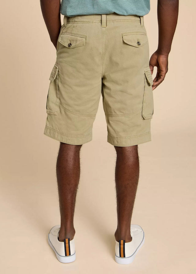 Halsall Men's Organic Cotton Cargo Bermuda Shorts