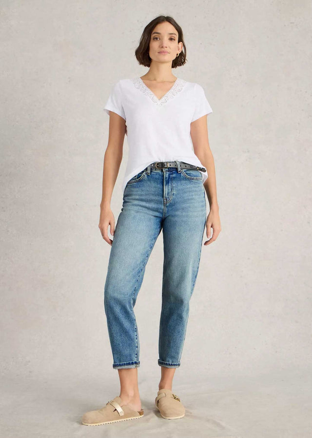 Jeans Tilly affusolati da donna in cotone organico riciclato