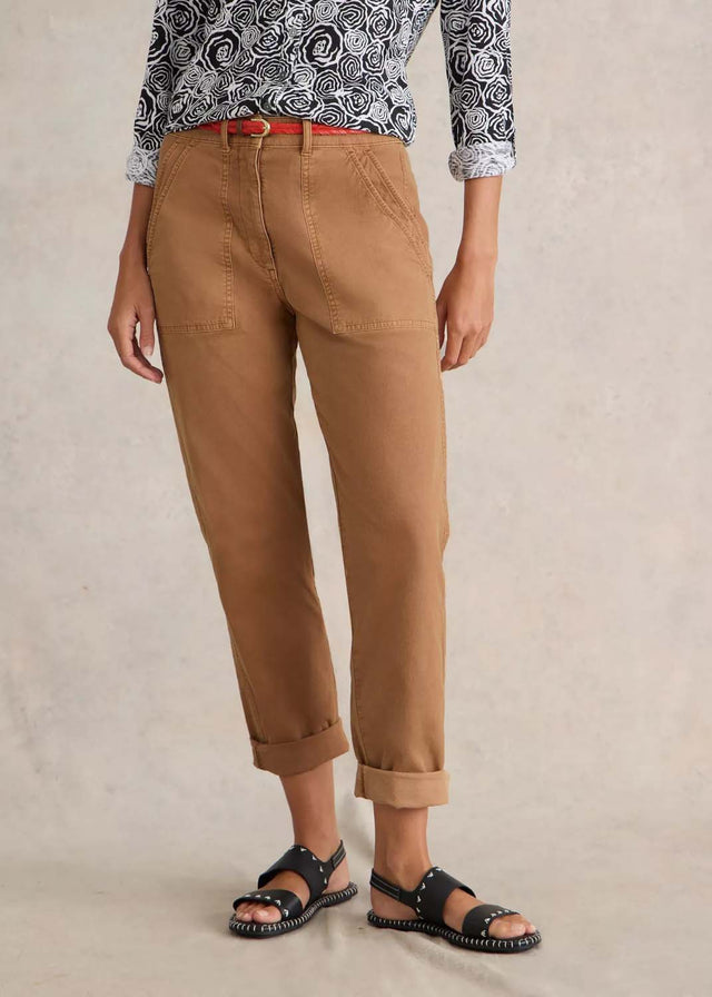 Women's Twister Chino Pants in Organic Cotton and Linen