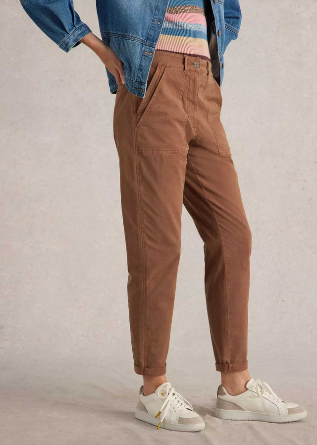 Women's Twister Chino Pants in Organic Cotton and Linen