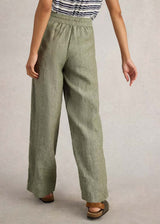 Belle Wide Leg Women's Linen Trousers