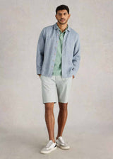 Keswick Men's Long Sleeve Linen Shirt