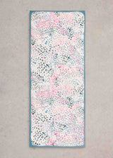 Ivory Scarf with Fireworks Print in Viscose and Organic Cotton