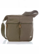 Shoulder bag with 2 pockets in hemp