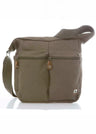 Shoulder bag with 2 pockets in hemp