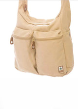 Shoulder bag with 2 pockets in hemp