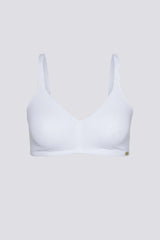 Seamless cup bra in organic fair cotton