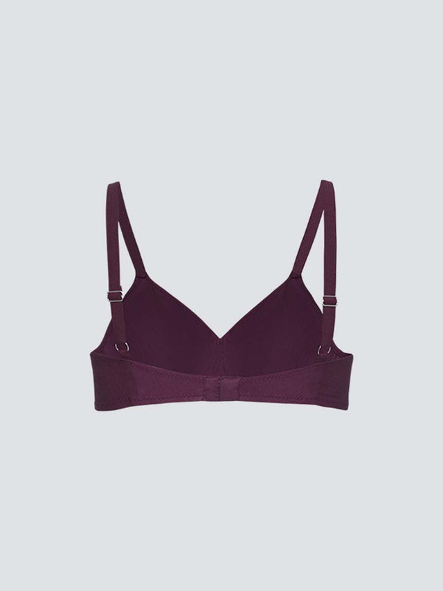 Seamless cup bra in organic fair cotton