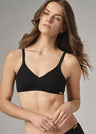 Seamless cup bra in organic fair cotton