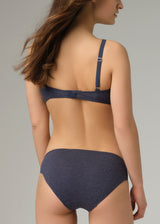 Seamless cup bra in organic fair cotton