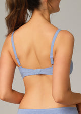 Seamless cup bra in organic fair cotton