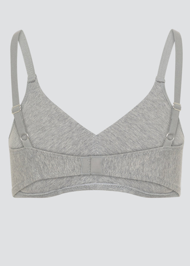 Seamless cup bra in organic fair cotton