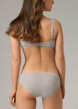 Seamless cup bra in organic fair cotton