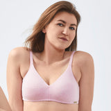 Seamless cup bra in organic fair cotton