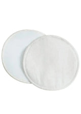 Washable organic cotton breast pads - Ø14 cm