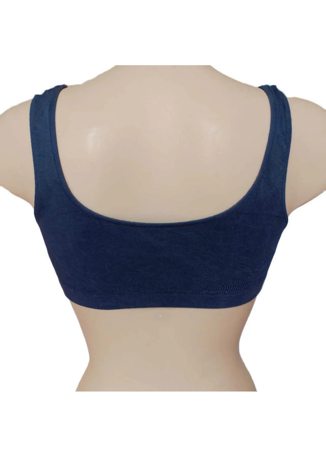 Reggiseno TOP-FIT spalla larga in Bamboo e Ricino