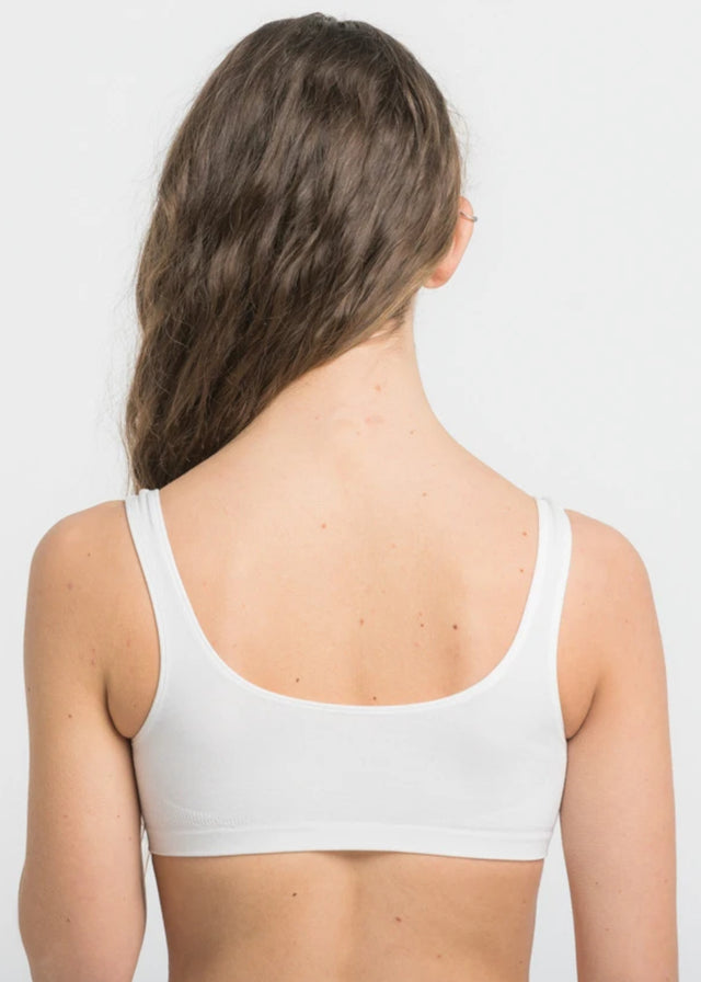 TOP-FIT wide shoulder bra in Bamboo and Castor