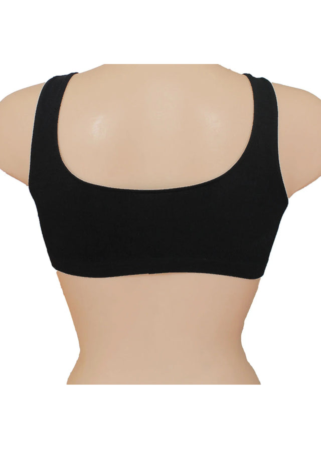 Reggiseno TOP-FIT spalla larga in Bamboo e Ricino