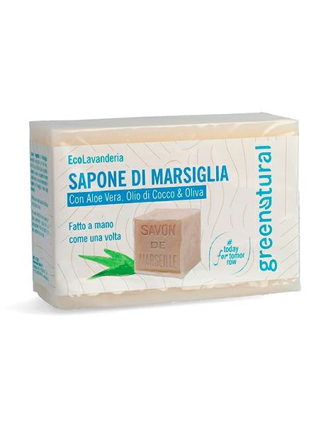 Sapone di Marsiglia all'Aloe Greenatural 300 gr