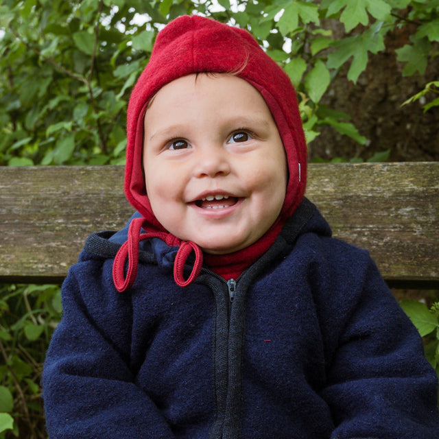 Cappellino INKA in pile di lana biologica Popolini - Altramoda