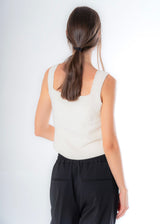 Women's Slim Tank Top in Responsible Wool and Cashmere