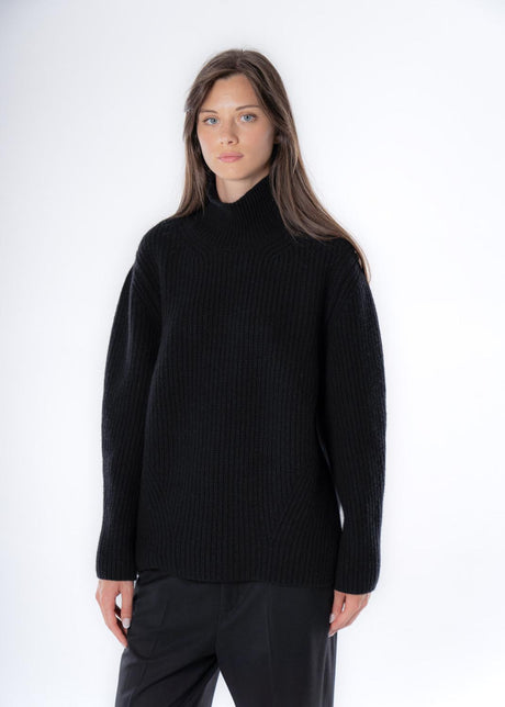 Women's Oversized Turtleneck Sweater in Responsible Wool and Cashmere