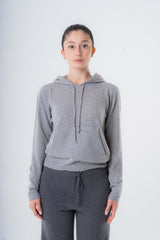 Women's Recycled Cashmere Hooded Sweater