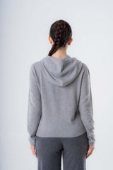 Women's Recycled Cashmere Hooded Sweater