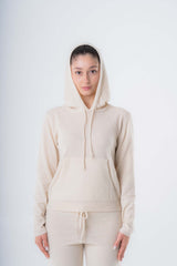 Women's Recycled Cashmere Hooded Sweater